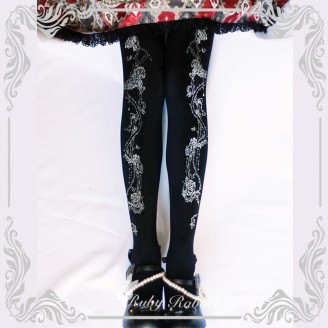 Ruby Rabbit Crown Of Thorns Lolita Style Tights (RR13)